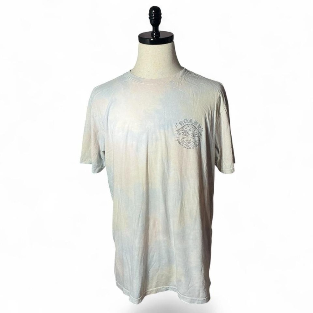 Roark Revival Mens Tie Dye Graphic T Shirt Short Sleeve Crew Neck Casual Size XL